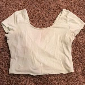 Mint Crop Top